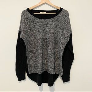 Madewell Two-Tone Knit Sweater